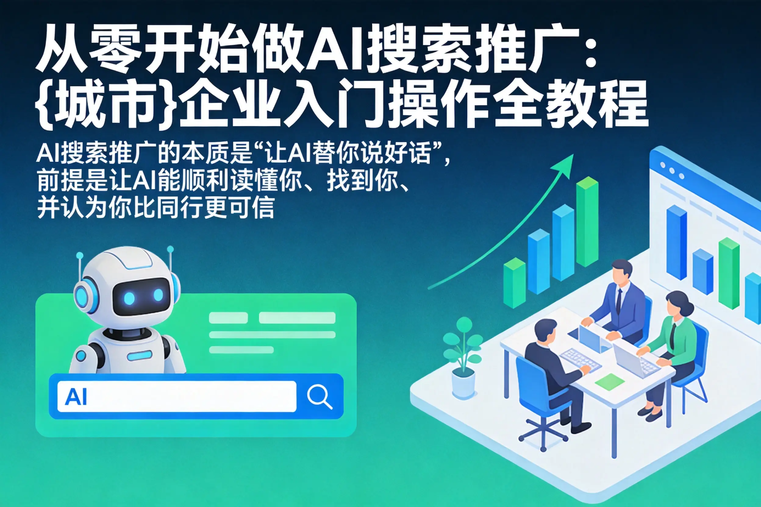 从零开始做AI搜索推广：湘潭企业入门操作全教程