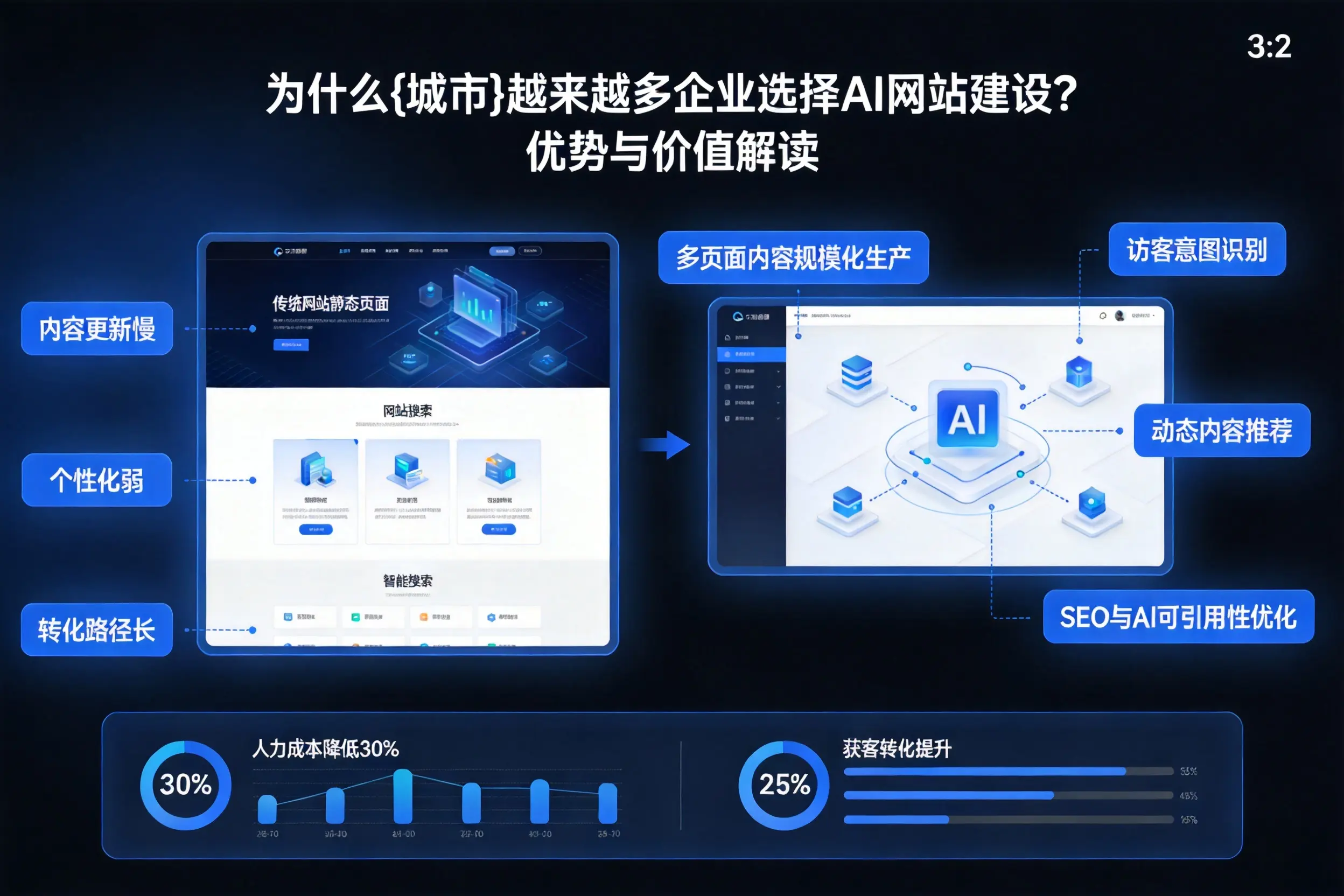 为什么湘潭越来越多企业选择AI网站建设?优势与价值解读