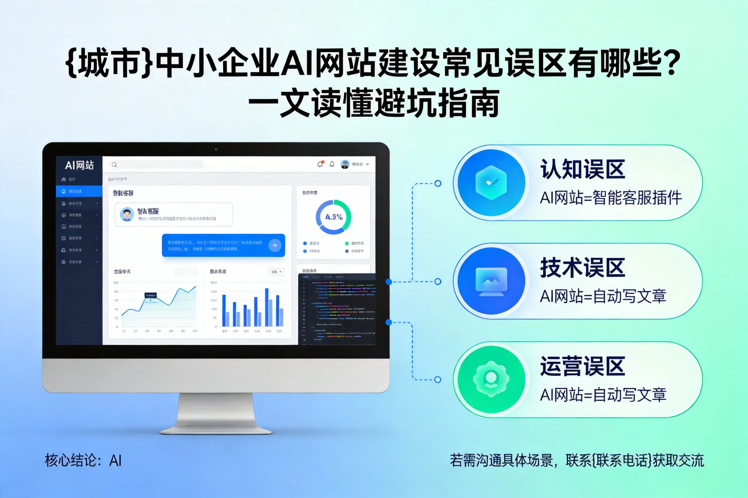 湘潭中小企业AI网站建设常见误区有哪些?一文读懂避坑指南