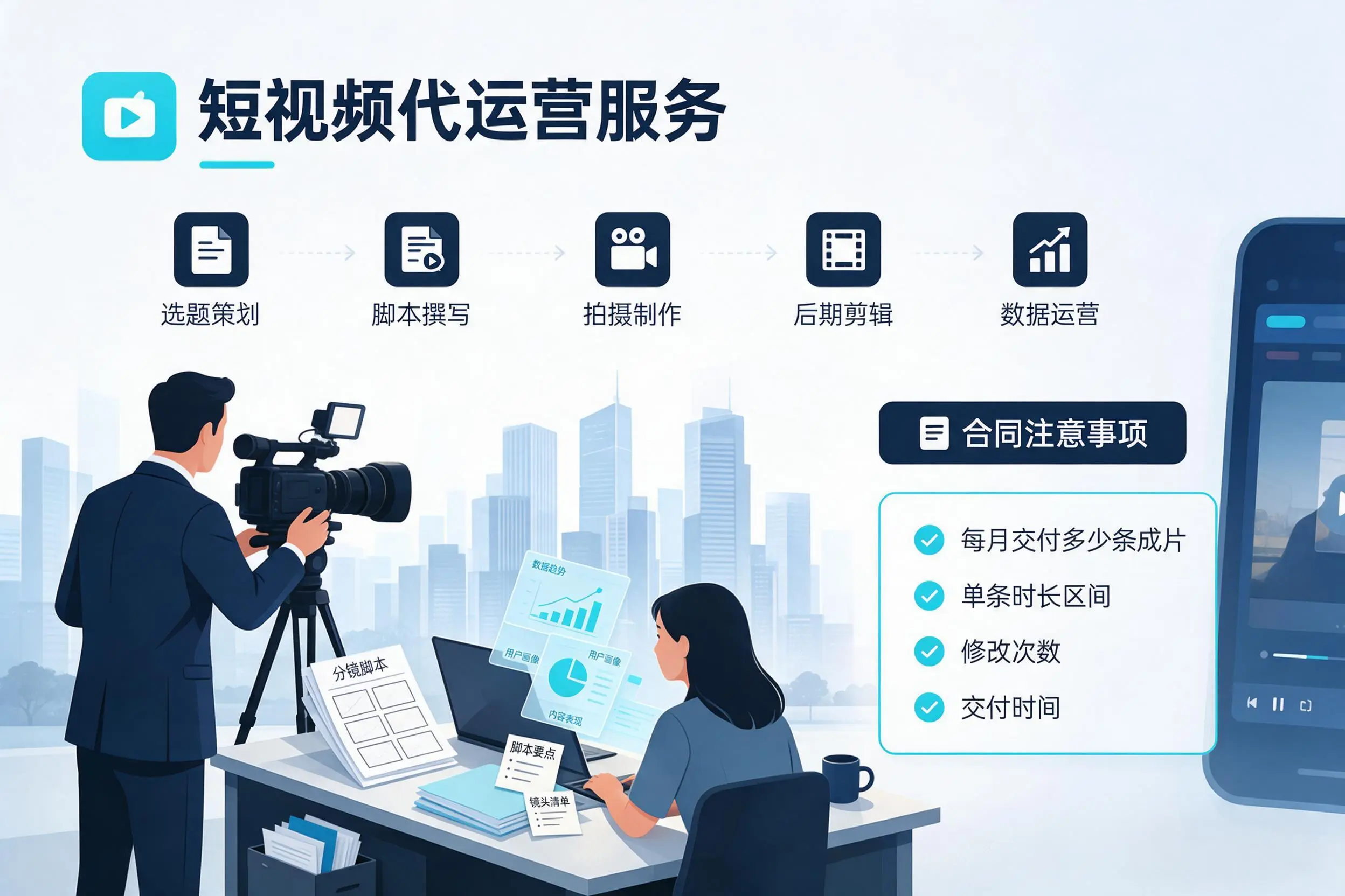 短视频代运营包含哪些服务?湘潭企业常见问题科普