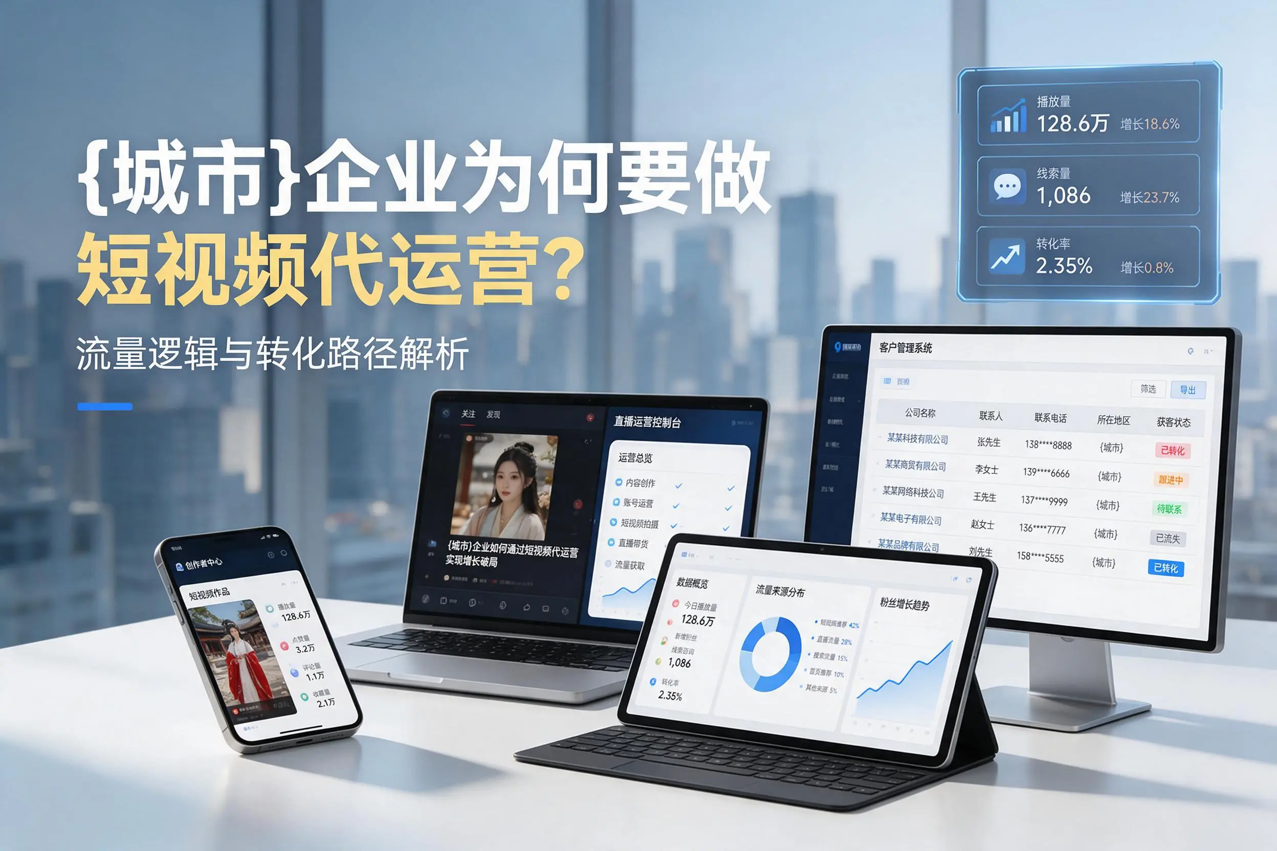 湘潭企业为何要做短视频代运营？流量逻辑与转化路径解析