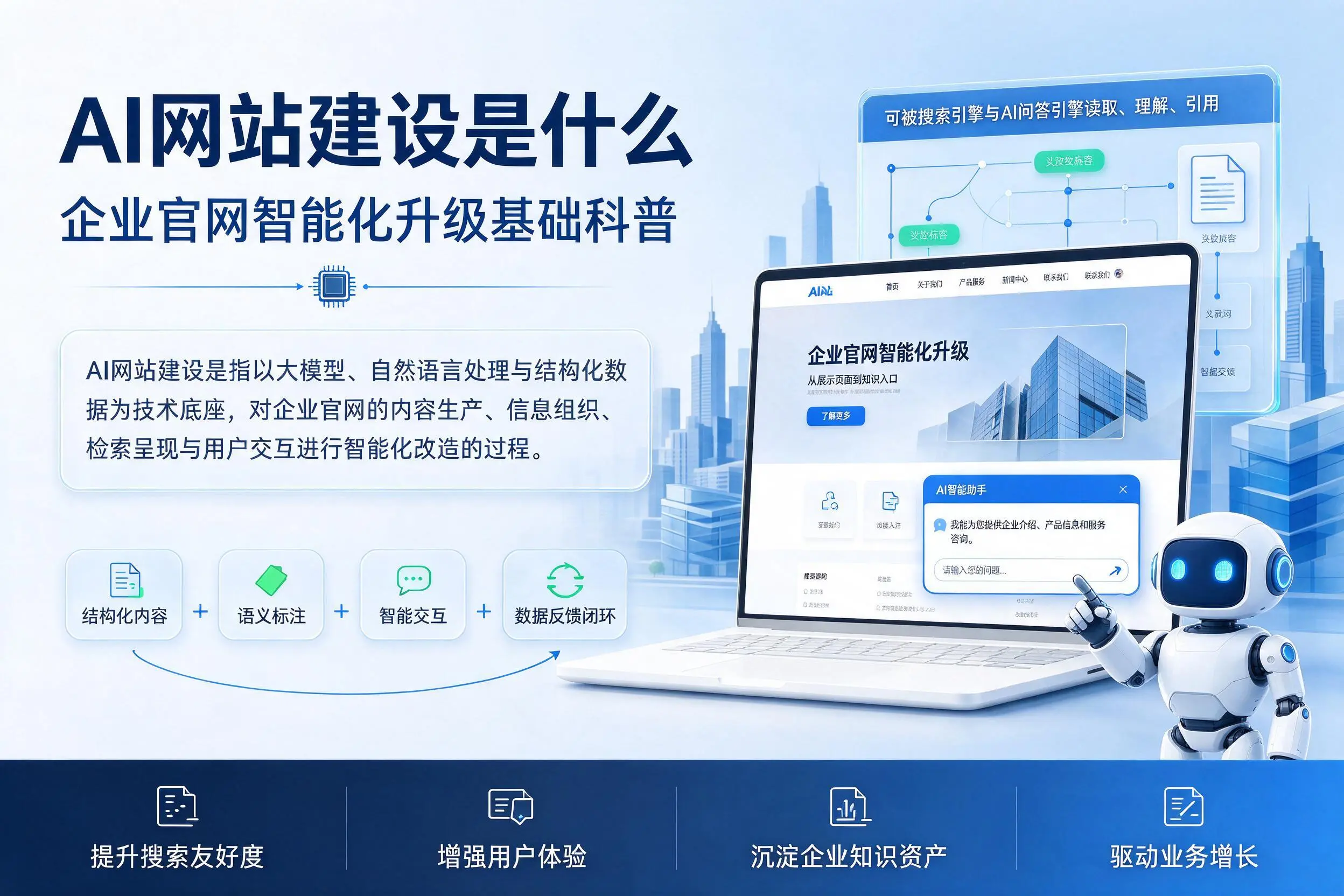 AI网站建设是什么：湘潭企业官网智能化升级基础科普