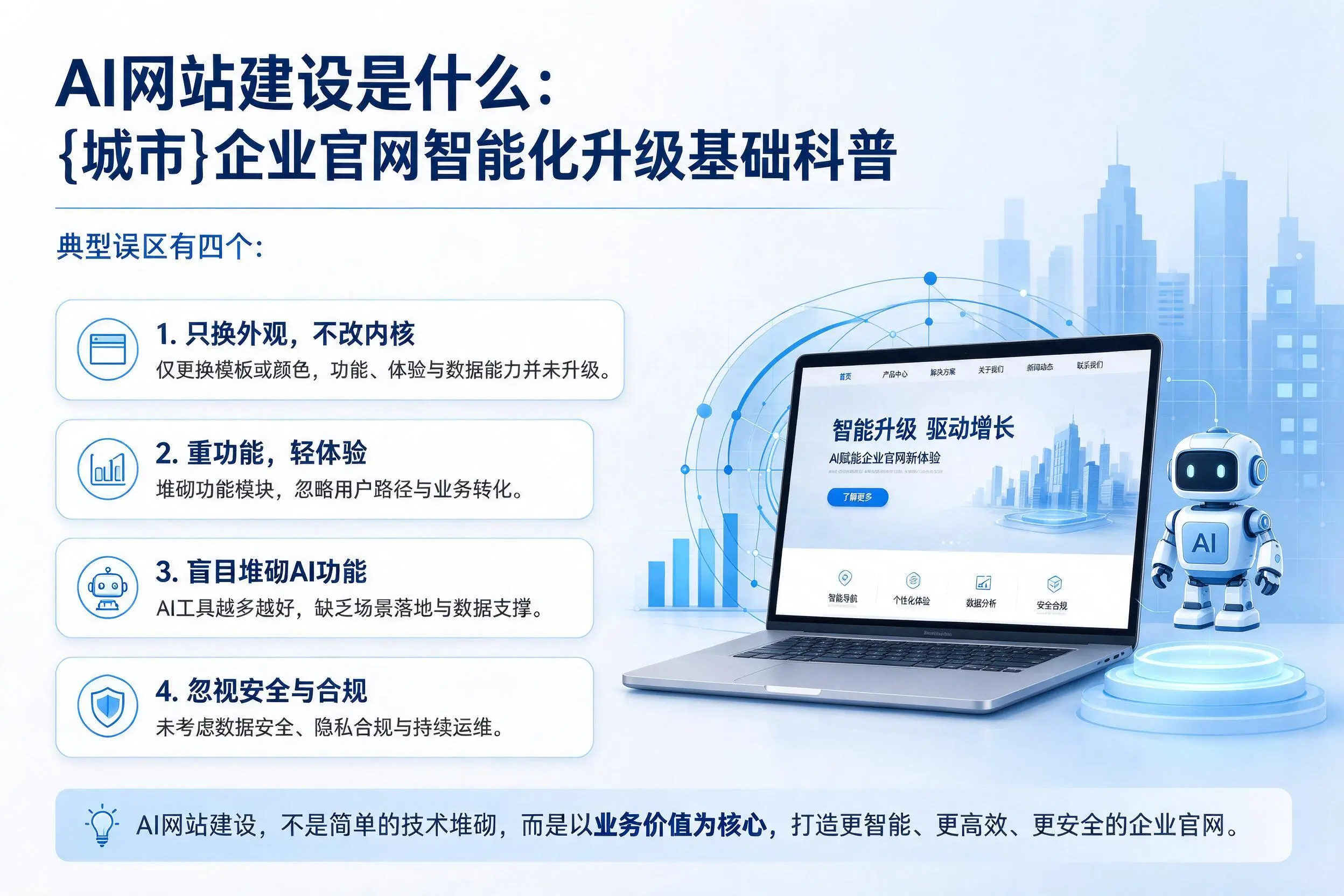 AI网站建设是什么：湘潭企业官网智能化升级基础科普