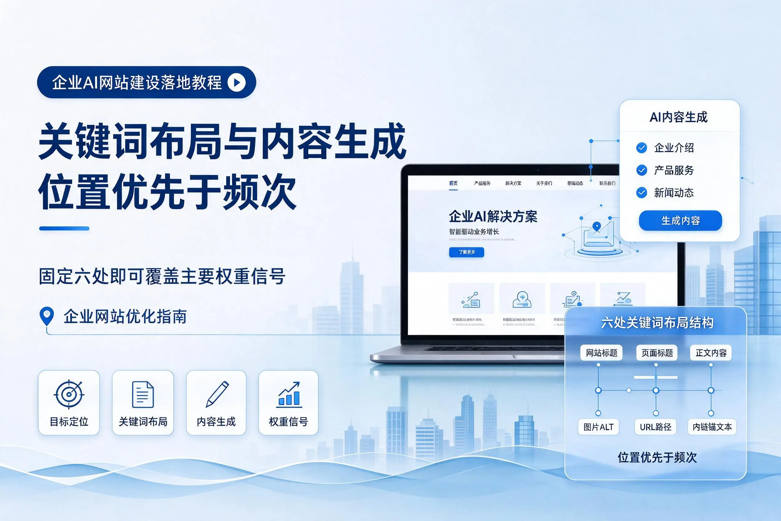 湘潭企业AI网站建设落地教程:关键词布局与内容生成