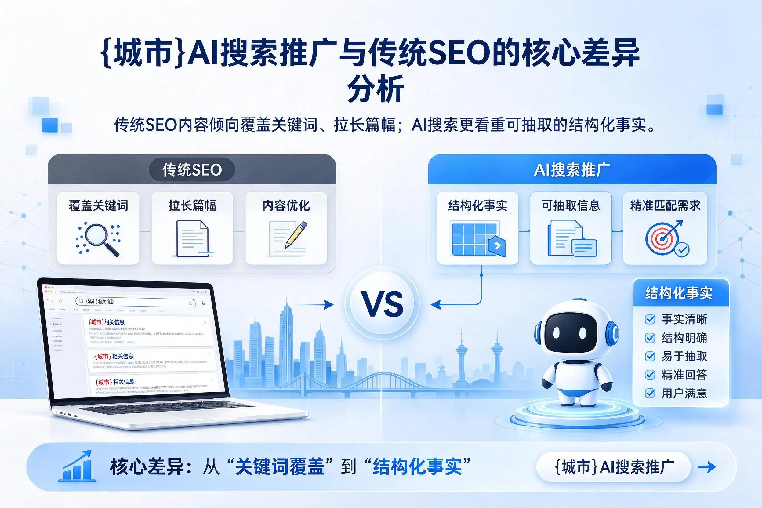 湘潭AI搜索推广与传统SEO的核心差异分析